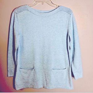 J JILL LIGHT BLUE SWEATER